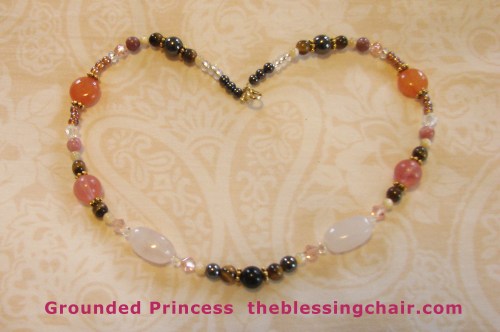 Grounded Princess Power/Healing Necklace The Blessing Chair